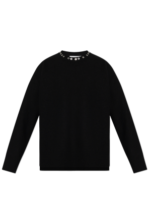 LANVIN ロコ インタシャ ニット ワイトレック トラウサ Lanvin Sweater with logo | Men's Clothing | Vitkac